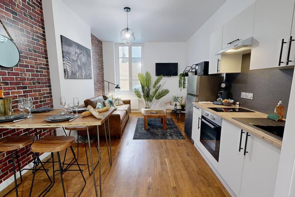 Appartement Hiver Magnifique 2 Pieces Rdc Proche Centre-ville Reims